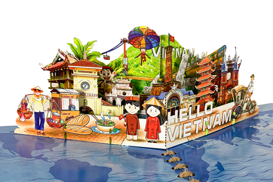 一些富有越南特色的精美禮品——既具有文化價值，又實用且富有美感